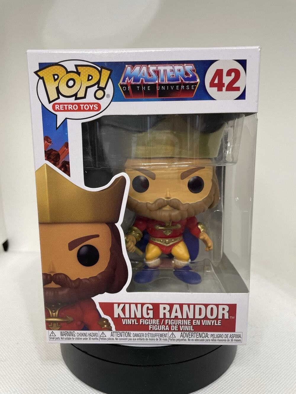 Funko Pop! Vinyl: Masters of the Universe - King Randor #42 W Pop Protector